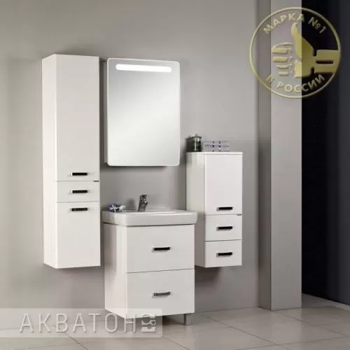 1A1693K1AM010 Набор Aquaton: 1A169301AM010 Тумба-умывальник Америна 70 Н/ 1WH302083 Раковина Тигода