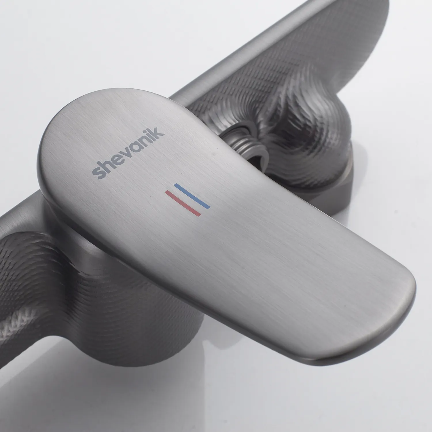 Смеситель для душа Shevanik S4716T, оружейная сталь