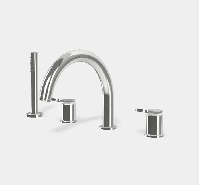 Смеситель для ванны и душа Fima Carlo Frattini Flo', хром (F3814NCR)