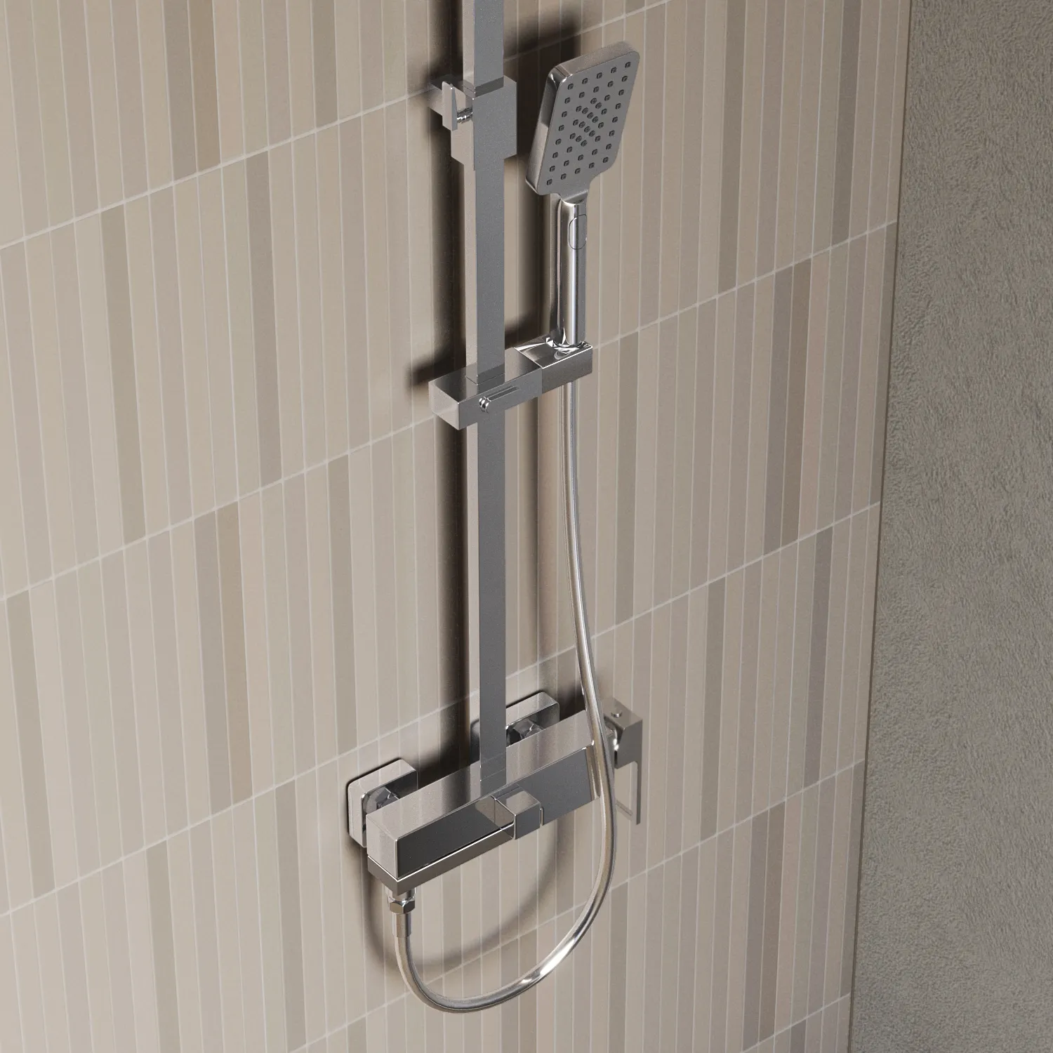Душевая стойка BelBagno Luce, хром (LUC-VSCM-CRM)