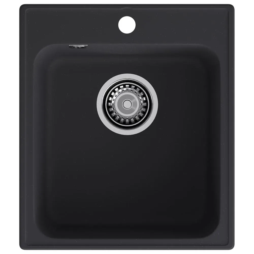 Кухонная мойка GranFest QUARZ 17, черный