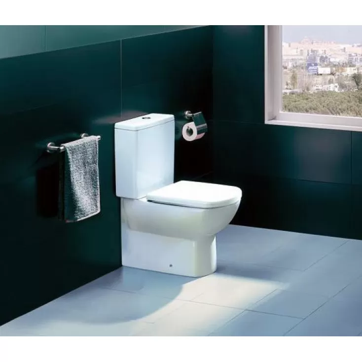 25541 (72598) (25581) SMART бачок с крышкой, двойным механизмом слива. Задний левый подвод воды