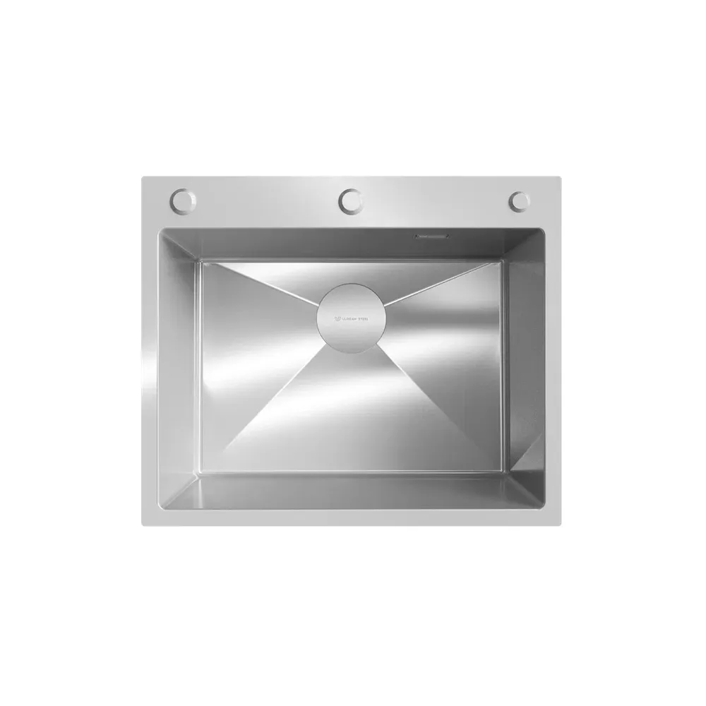 Кухонная мойка Ulgran Steel 600х500, брашированная сталь