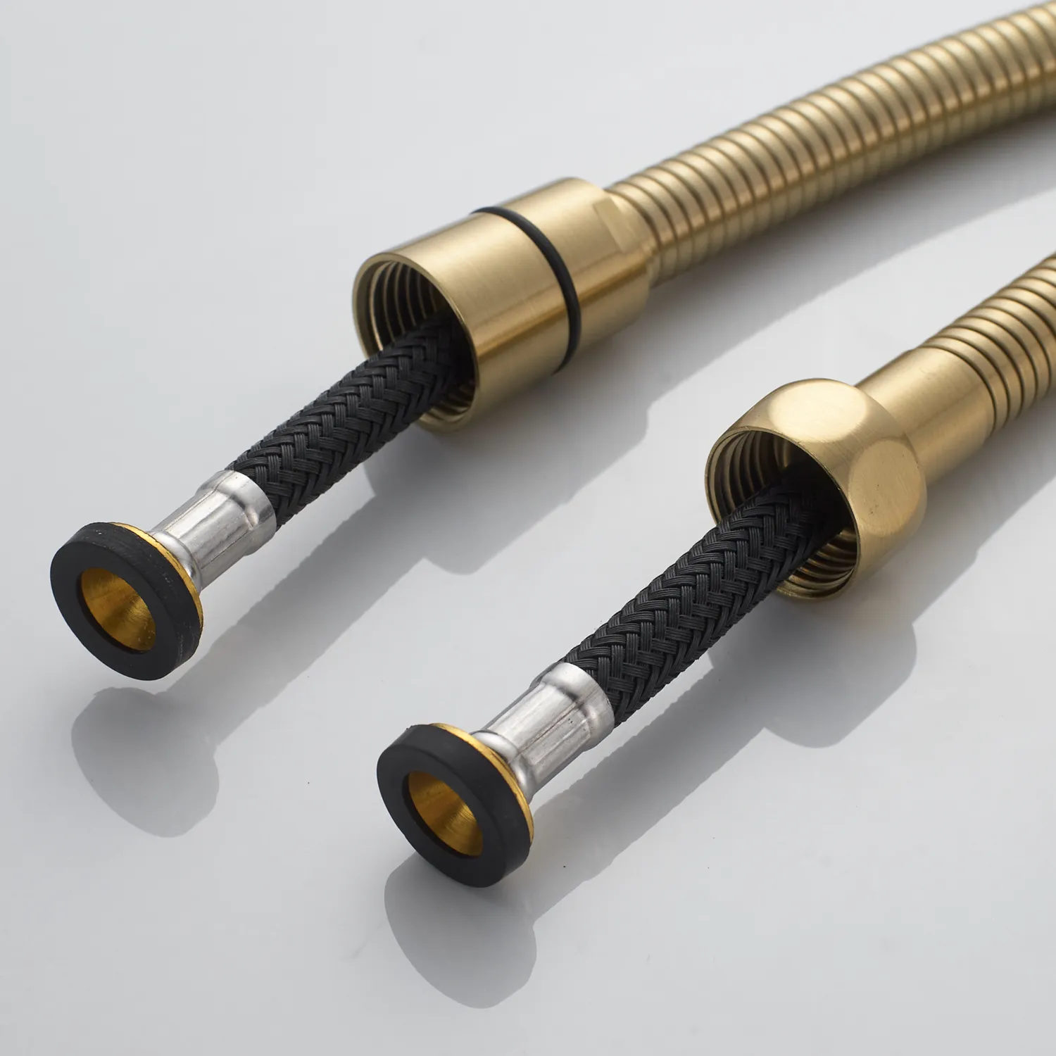 Гигиенический душ с термостатом Rose R965G, золотой сатин