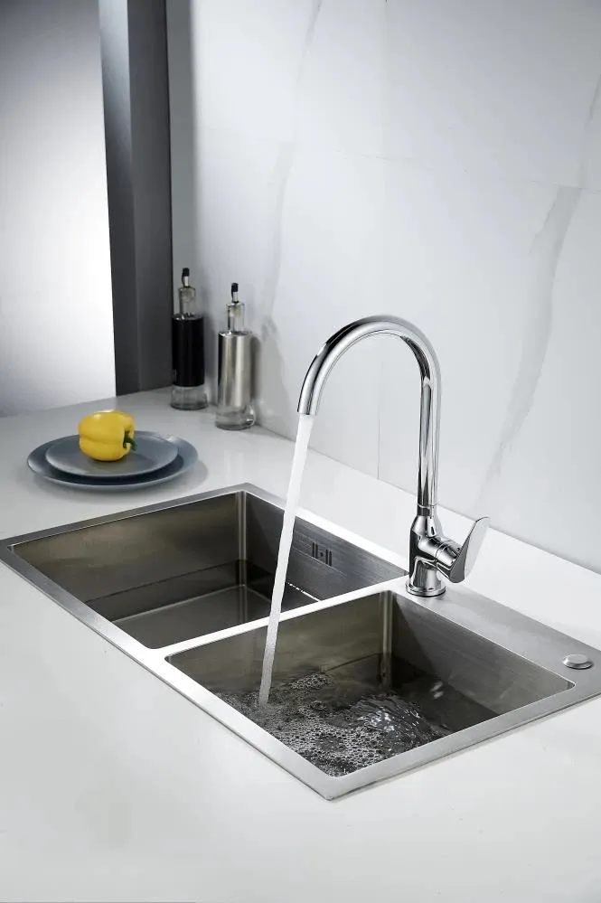 Смеситель для кухни Knotlor KN-51, хром