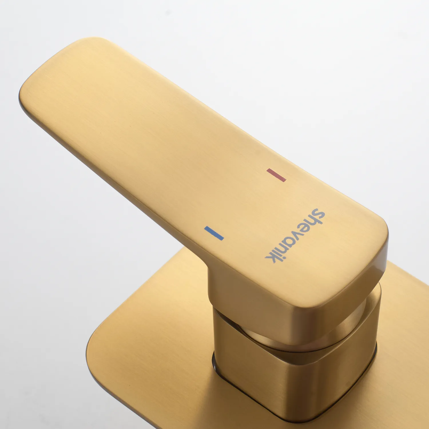 Душевая система встраиваемая Shevanik S9935G, золотой сатин