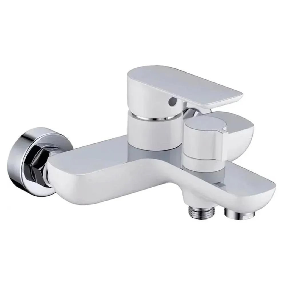 Смеситель для ванны Grocenberg GB8009WC, белый