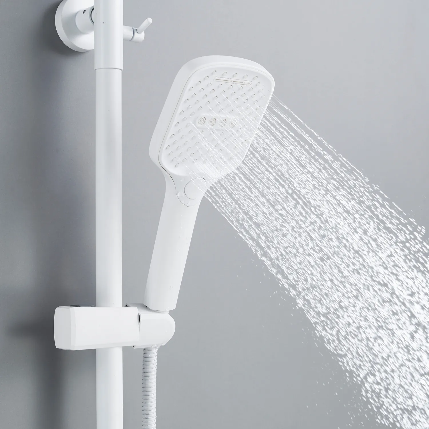 Душевая система Shevanik S4136C, белый