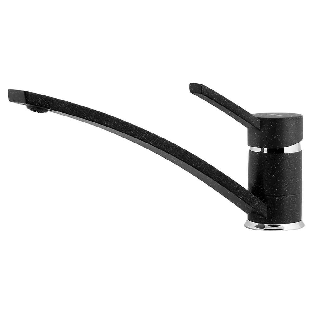 Смеситель для кухни GranFest 1724, черный