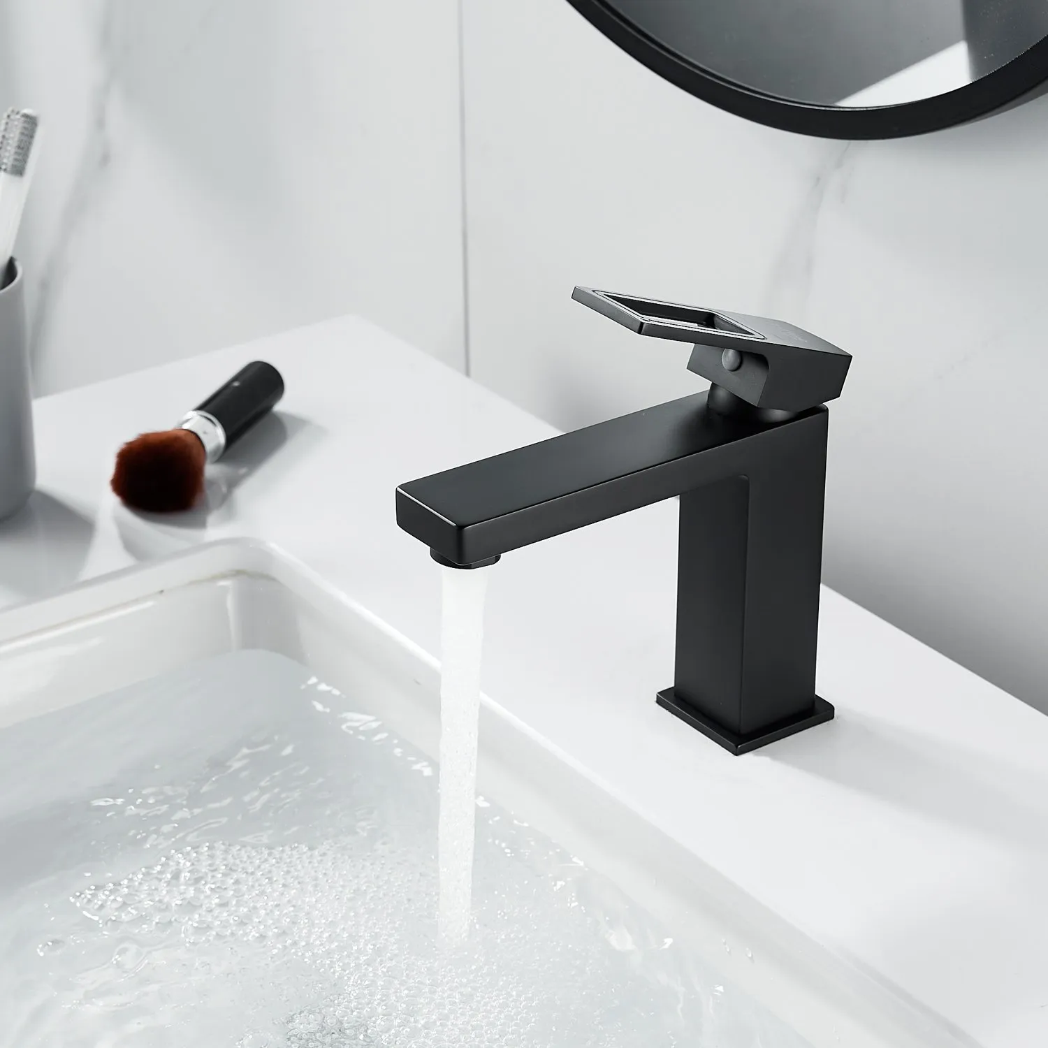 Смеситель для раковины Raffine F0196H, черный