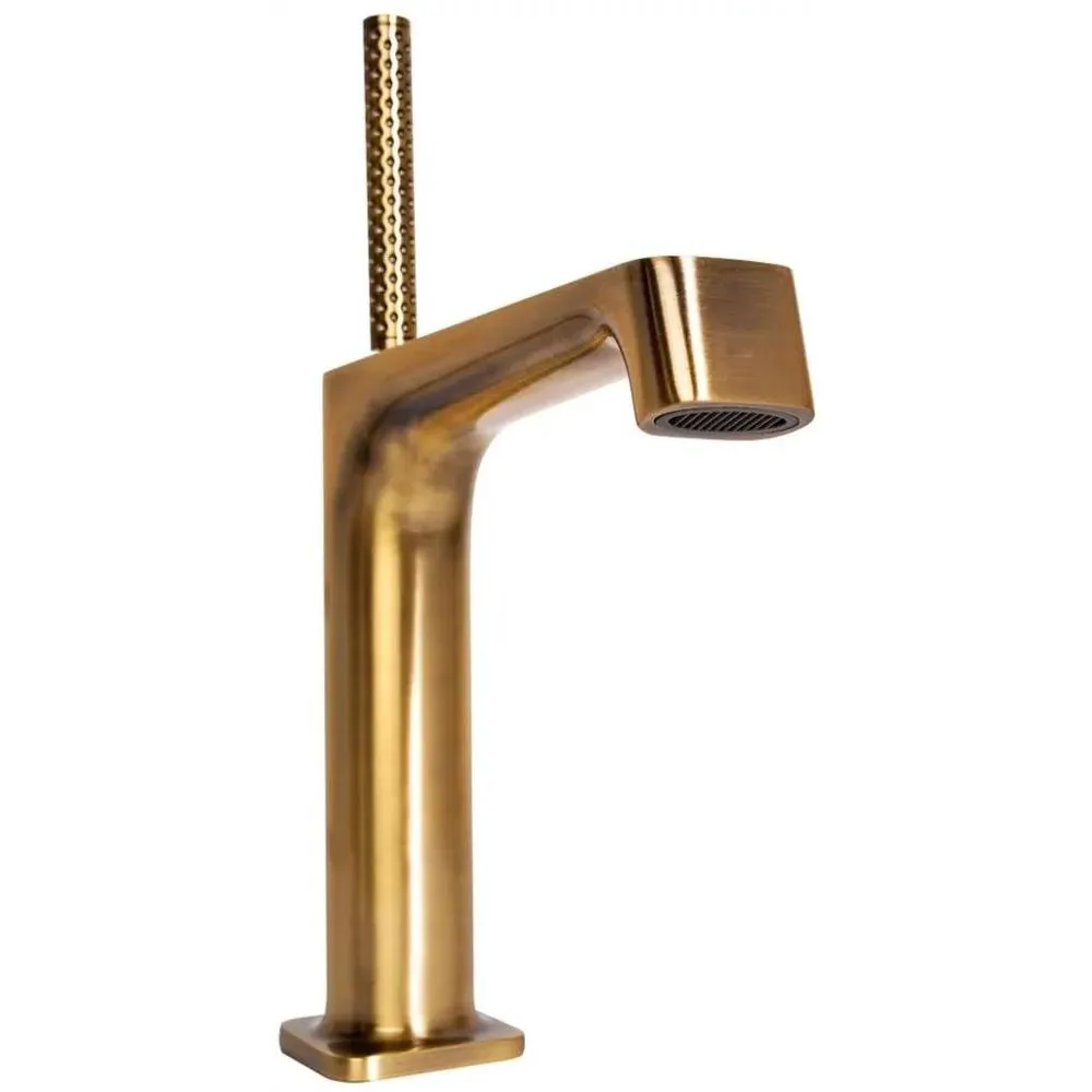 Смеситель для раковины Hansberge H1090BR, бронза