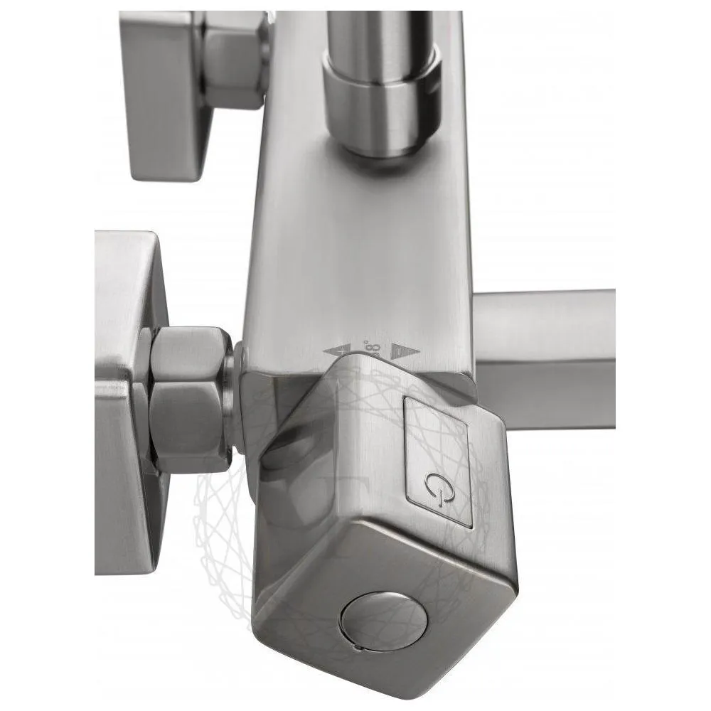 Душевая система с термостатом FILARETE FL2050NK, никель