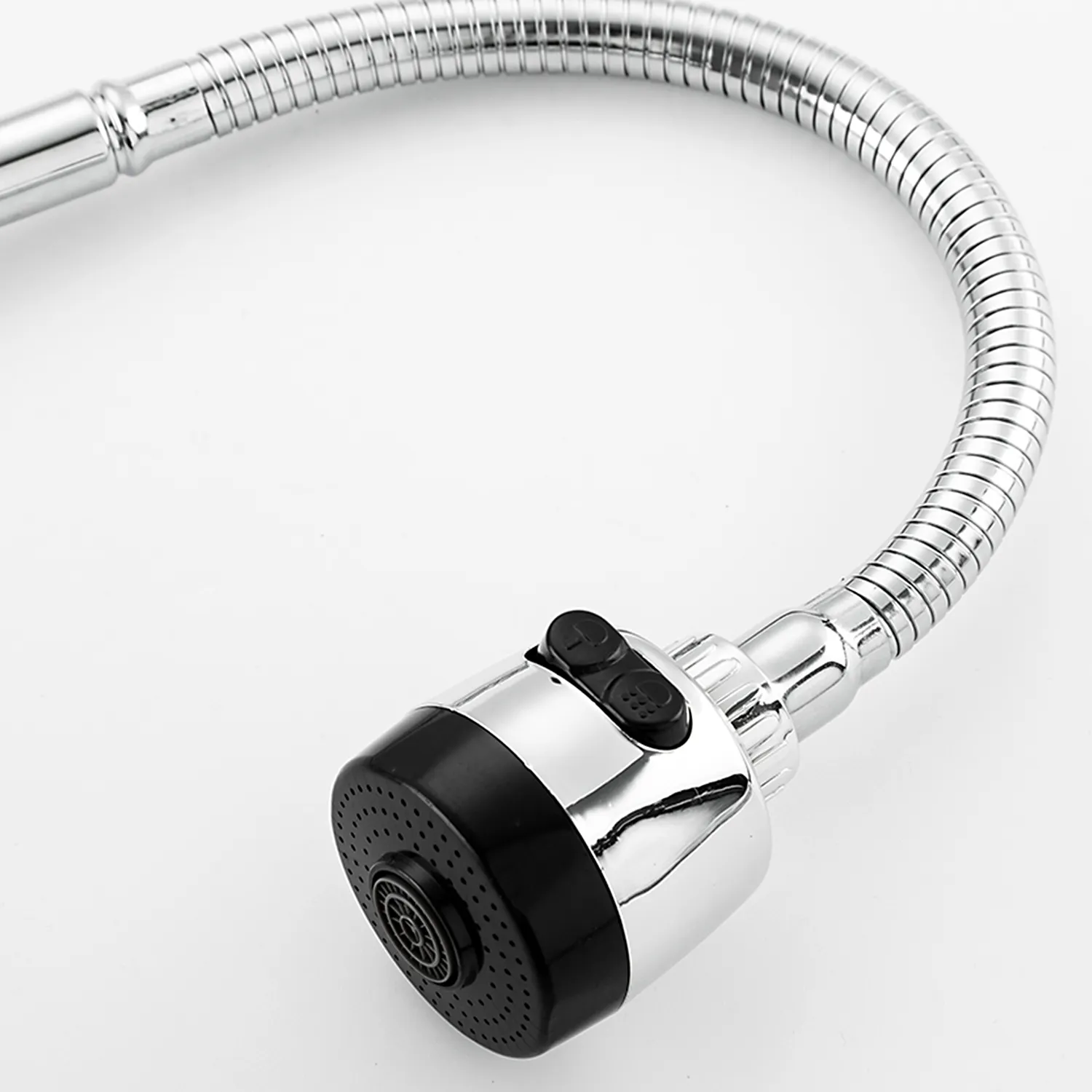 Смеситель для кухни с гибким изливом и режимом душ FRUD R42055-3, хром