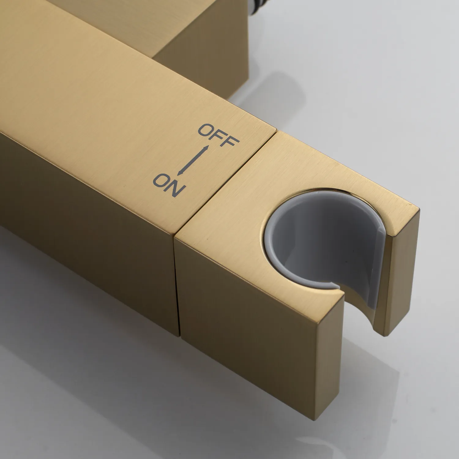 Гигиенический душ с термостатом Rose R965G, золотой сатин