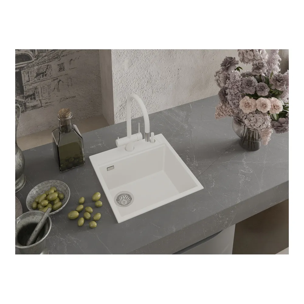 Кухонная мойка Rivelato TESORO TR-505-L, иней