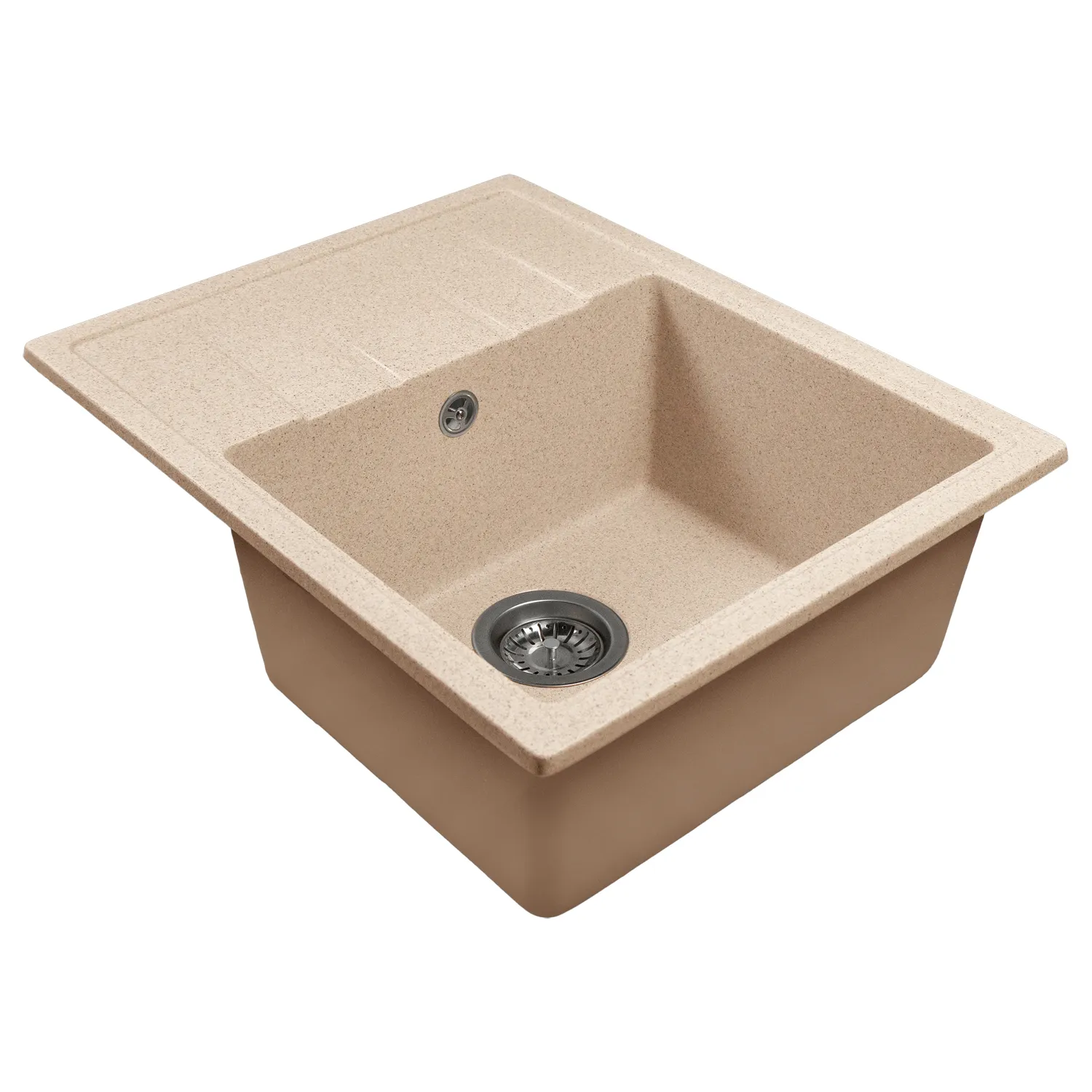 Мойка MIXLINE МЛ-ГМС103 (ML-GMS103) СТАНДАРТ с крылом, бежевый (328),  570*460*190мм (558118)