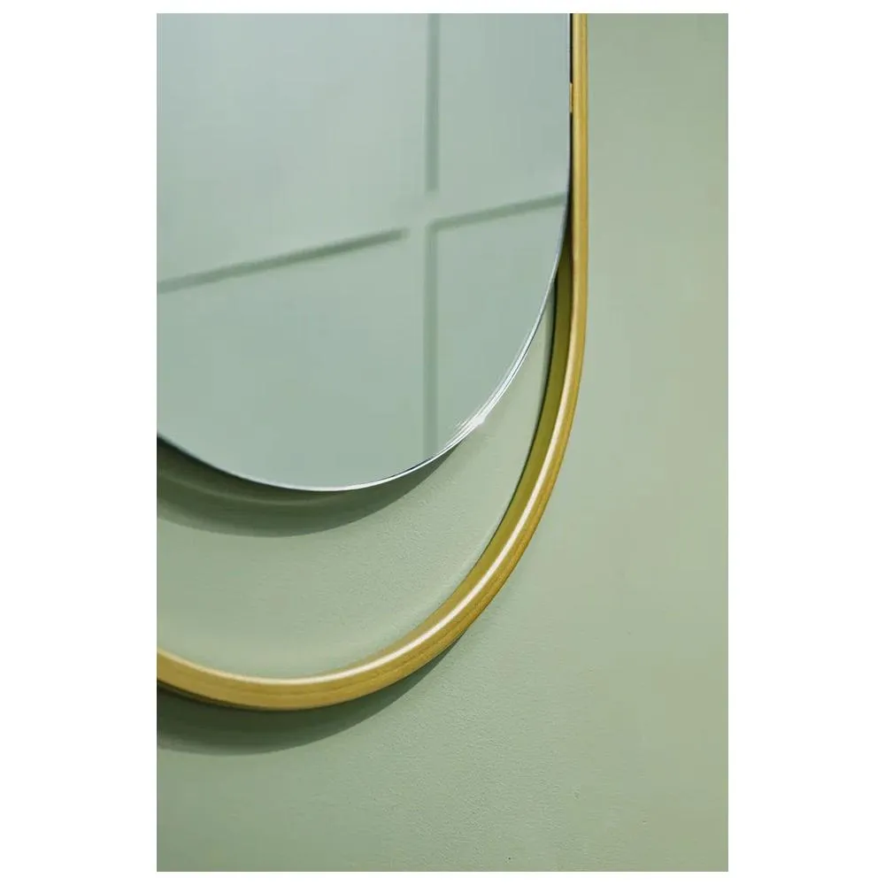 Зеркало Silver Mirrors Alba 500х1500 (металлическая рама, цвет золото)