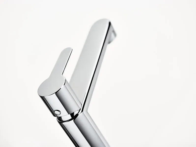 Смеситель для умывальника без донного клапана Ravak PU 015.00 высокий