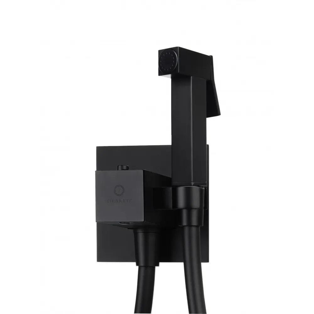 Гигиенический душ со смесителем FILARETE Финг FL104BL, черный