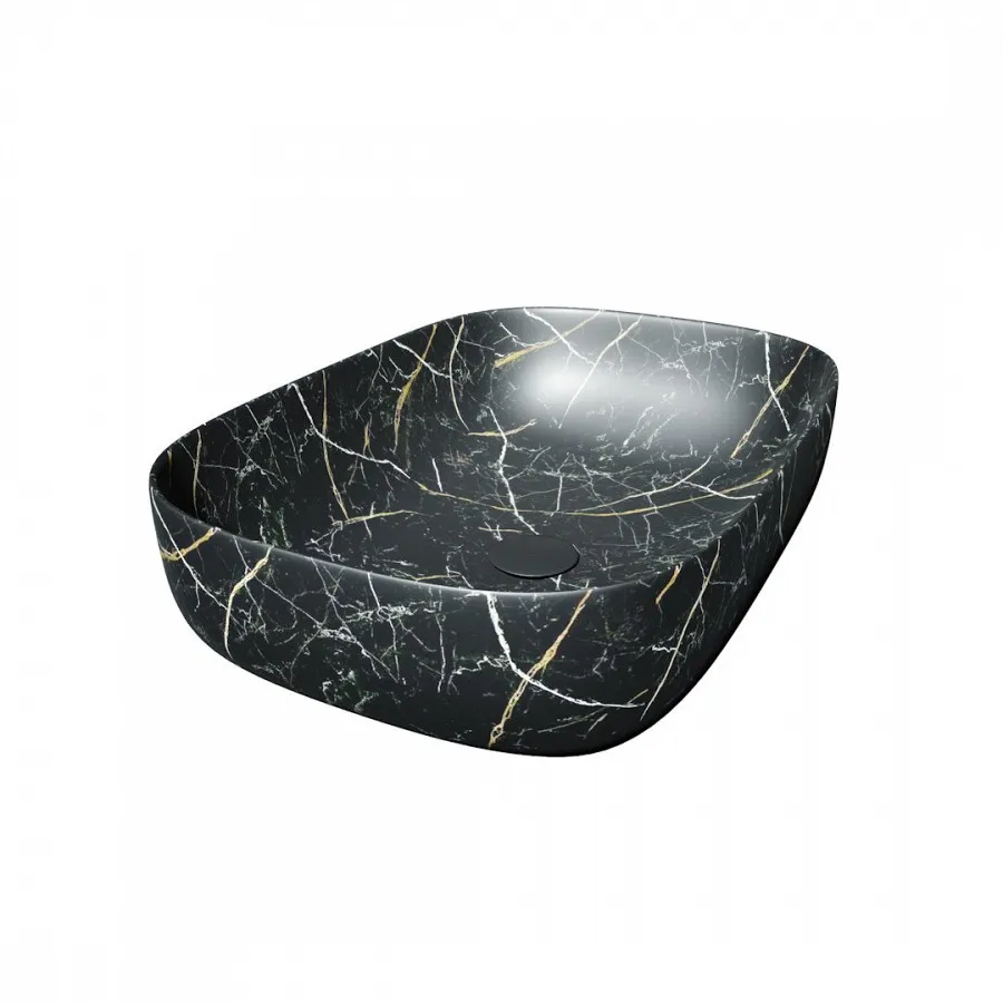 Раковина чаша Maretti FL13NS66-560MR, черный мрамор
