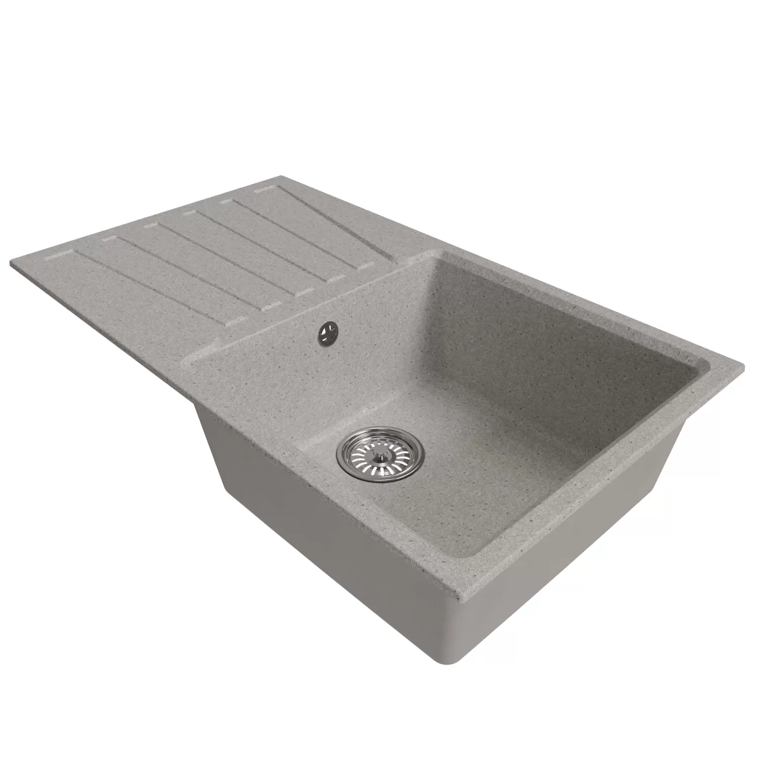 Мойка MIXLINE ML-GM20 с крылом, серая (310), 830*480*190мм NEW (552002)