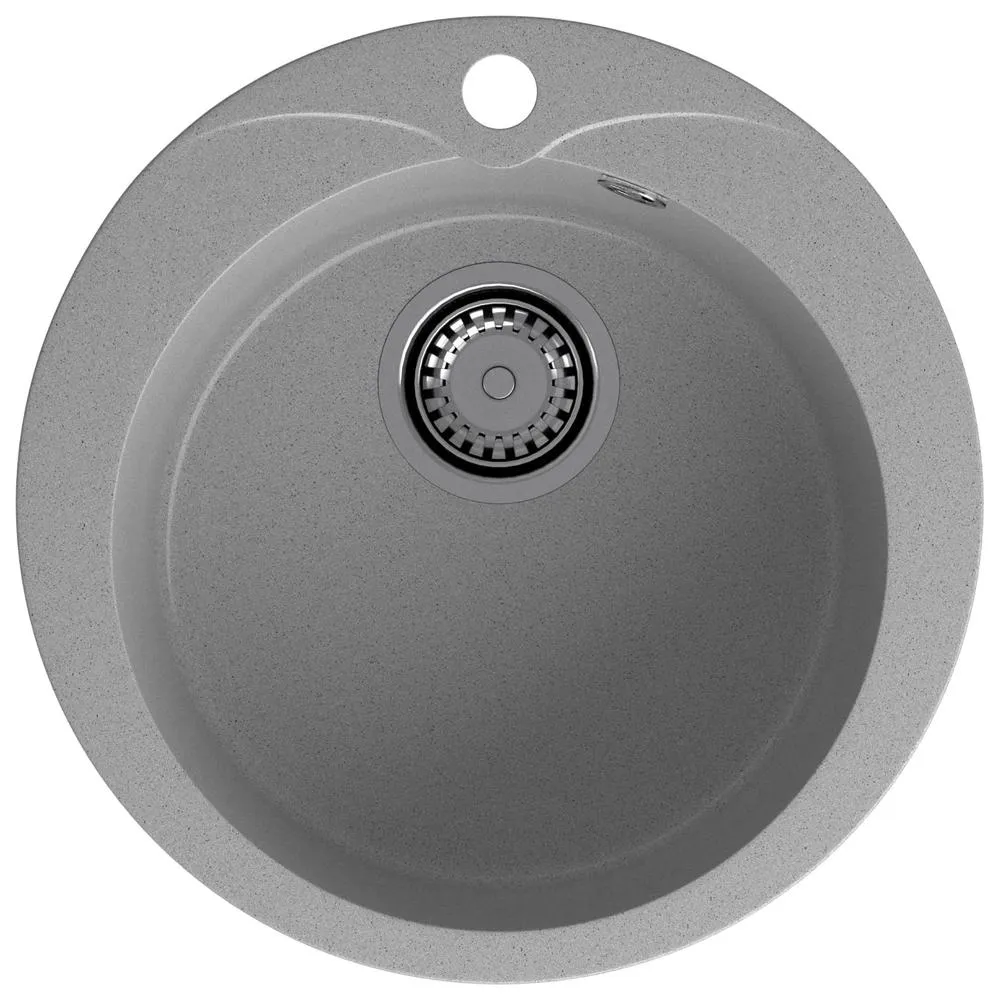 Кухонная мойка GranFest RONDO 480, серый