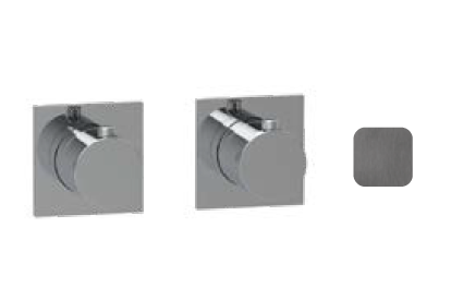 Смеситель для душа Almar Water Control Modular, на 2/3 потребителя, Gun Metal Brushed PVD (E180182.GM)