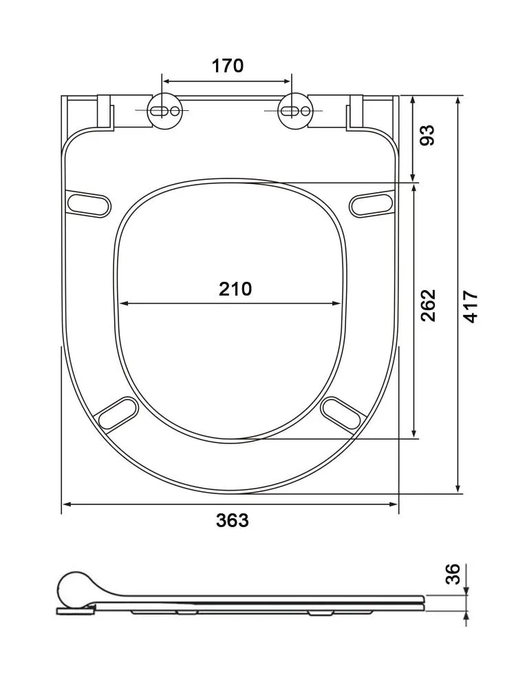 AQ0199-00 крышка-сиденье для унитаза ЛЕЯ AQ1199-00, белая