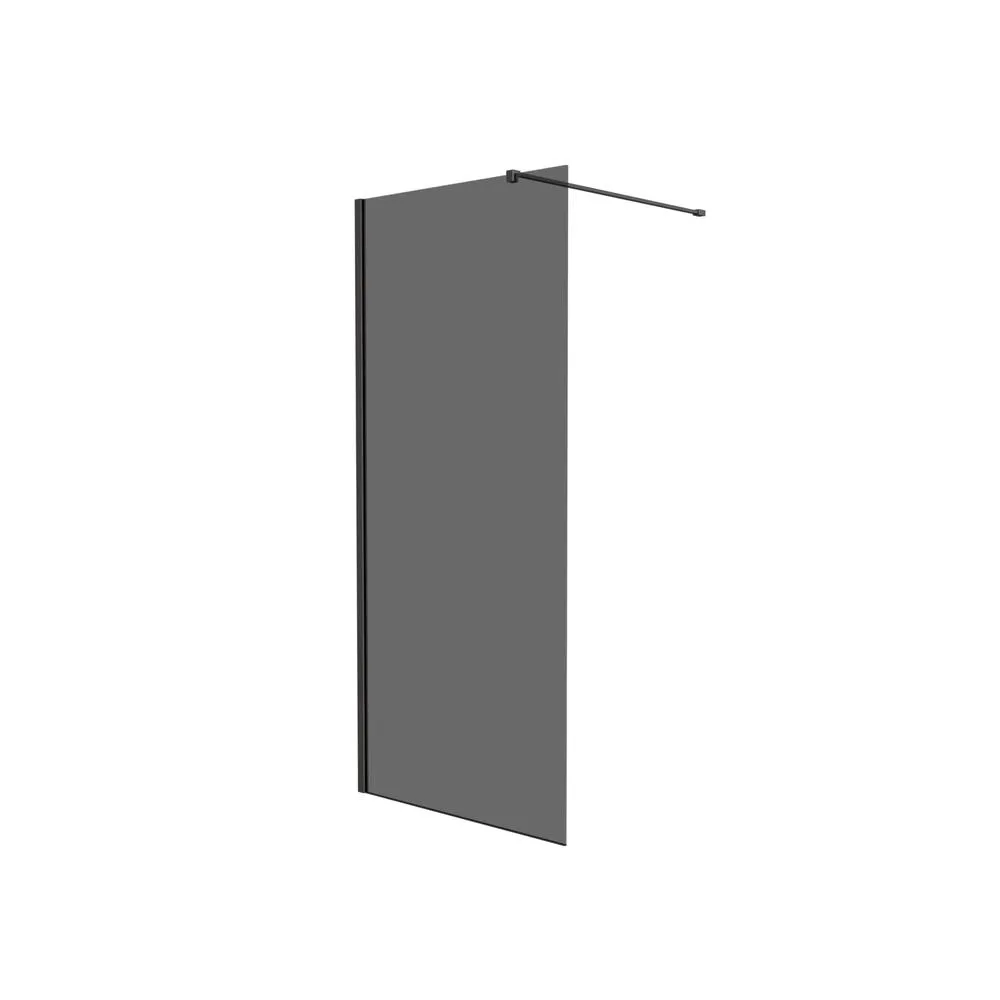 Душевая перегородка Knotlor WI090TG0GM 90х200, оружейная сталь