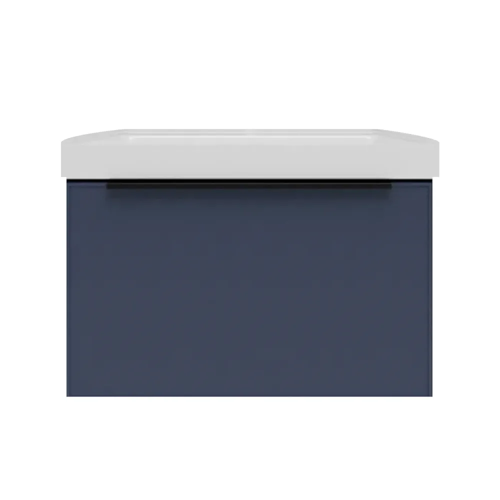 Тумба под раковину подвесная La Fenice SIMPLA FNC-01-SIM-BG-60, синяя