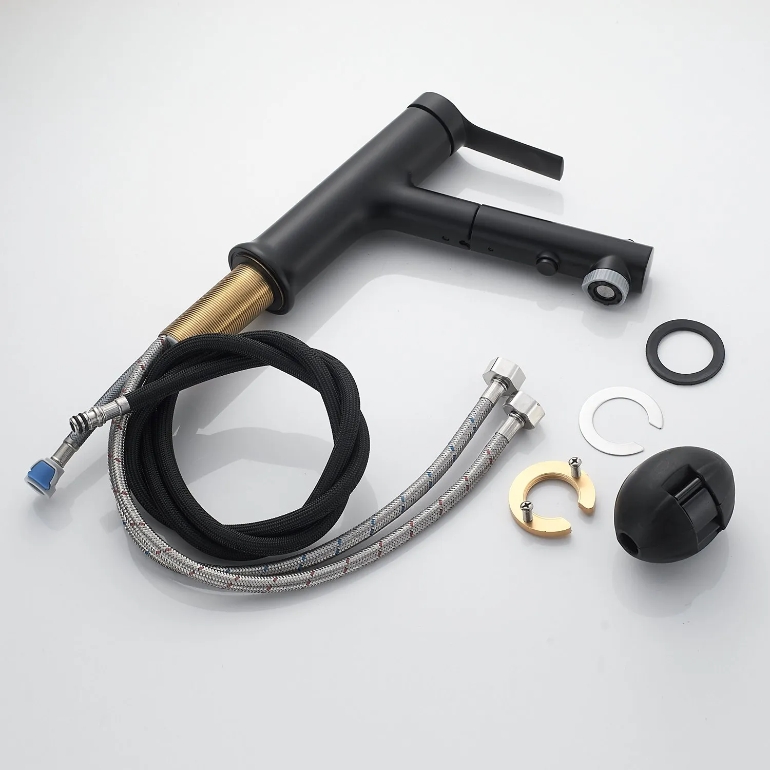 Смеситель для раковины многофункциональный Raffine F281H, черный