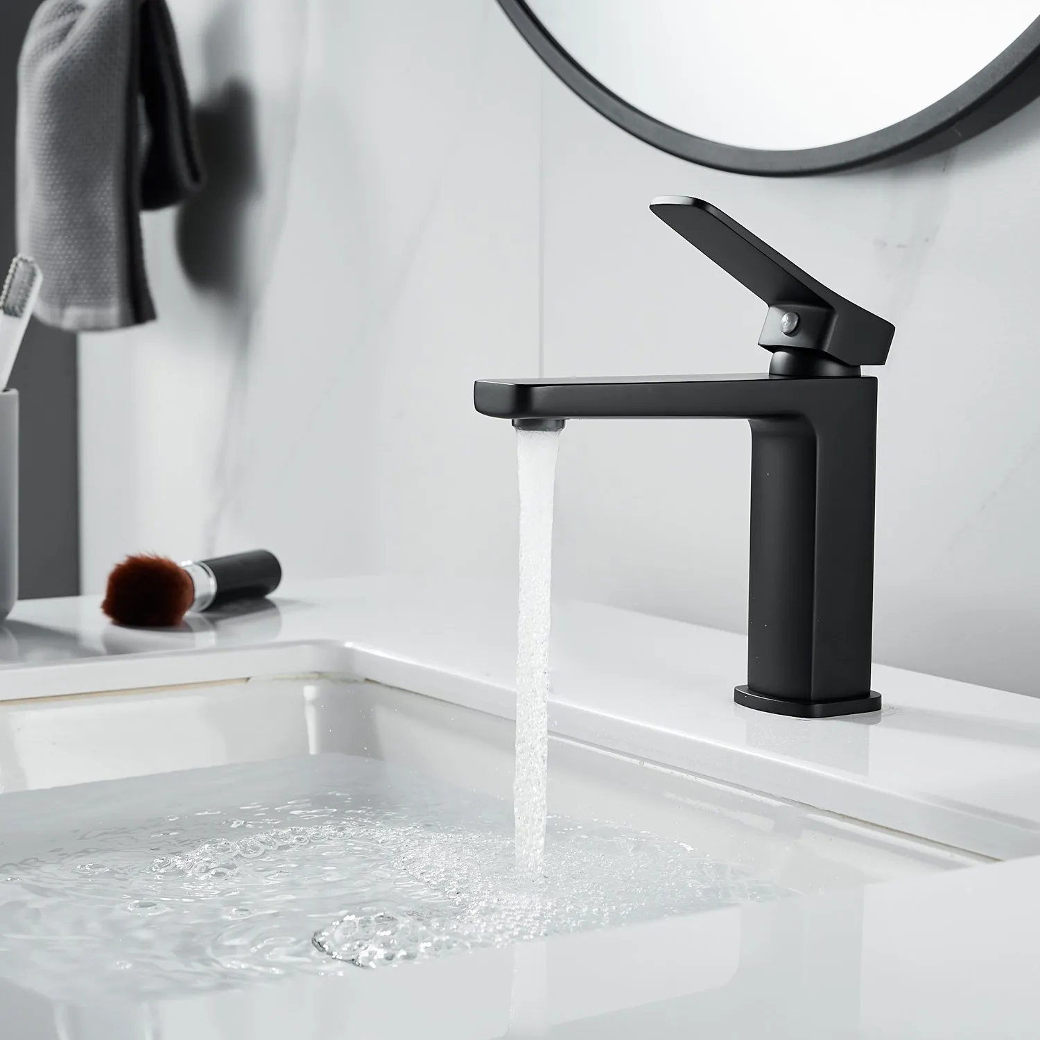 Смеситель для раковины Raffine F0199H, черный