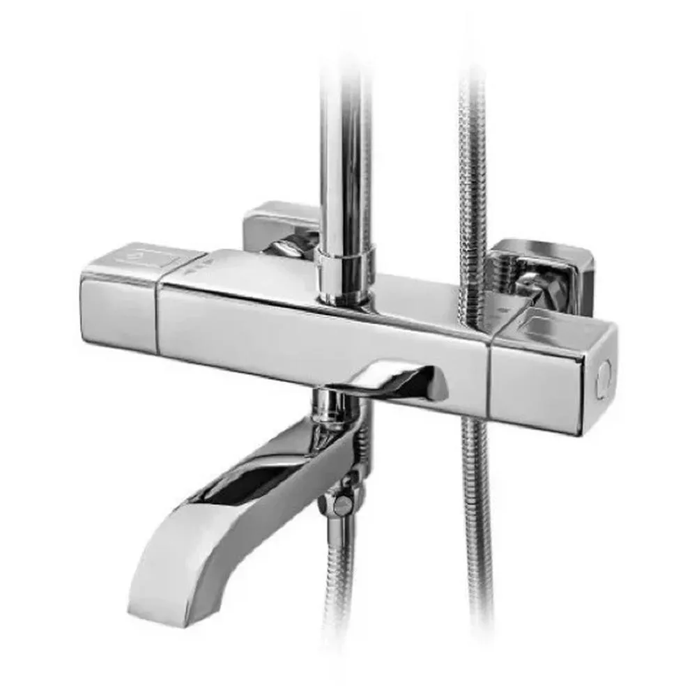 Душевая система с термостатом Grocenberg GB7005CR, хром