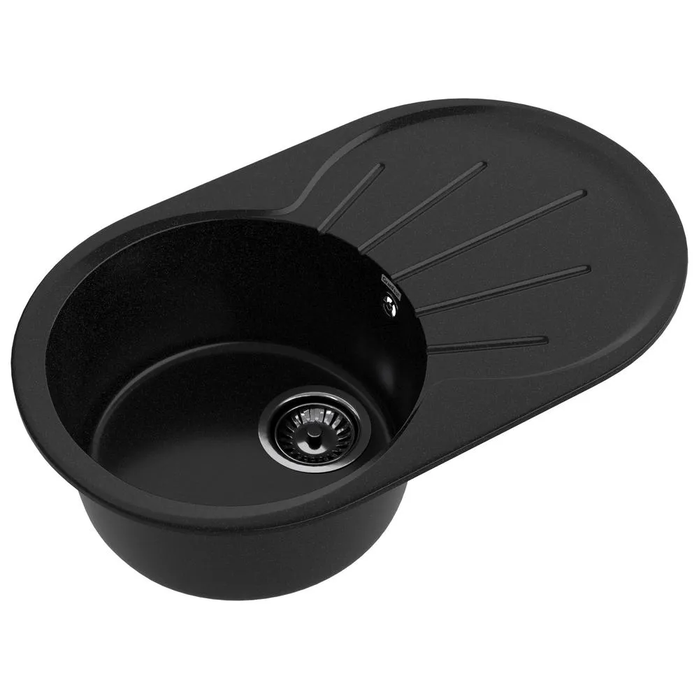 Кухонная мойка GranFest RONDO 750L, черный