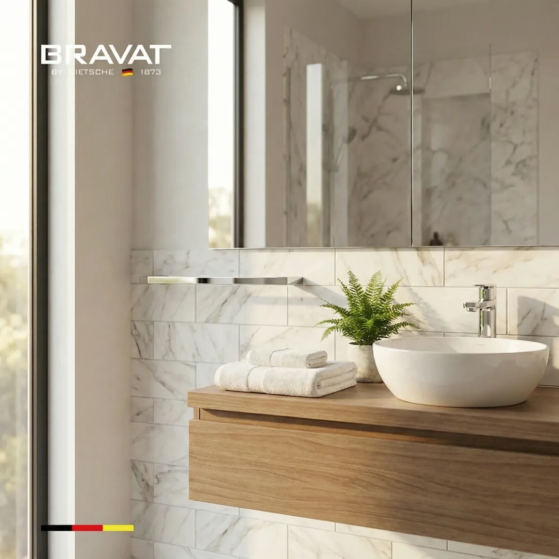 Держатель для полотенец BRAVAT (D7645CP-SW)