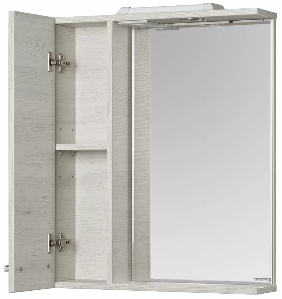 Зеркальный шкаф Aquaton Ронда PRO 60 дуб соммерсет 1A205102RSC2L