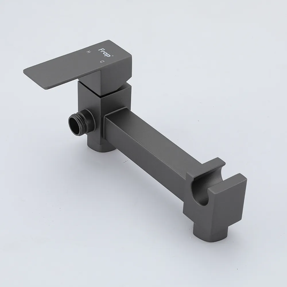 Гигиенический душ со смесителем FRAP F7504-9, оружейная сталь