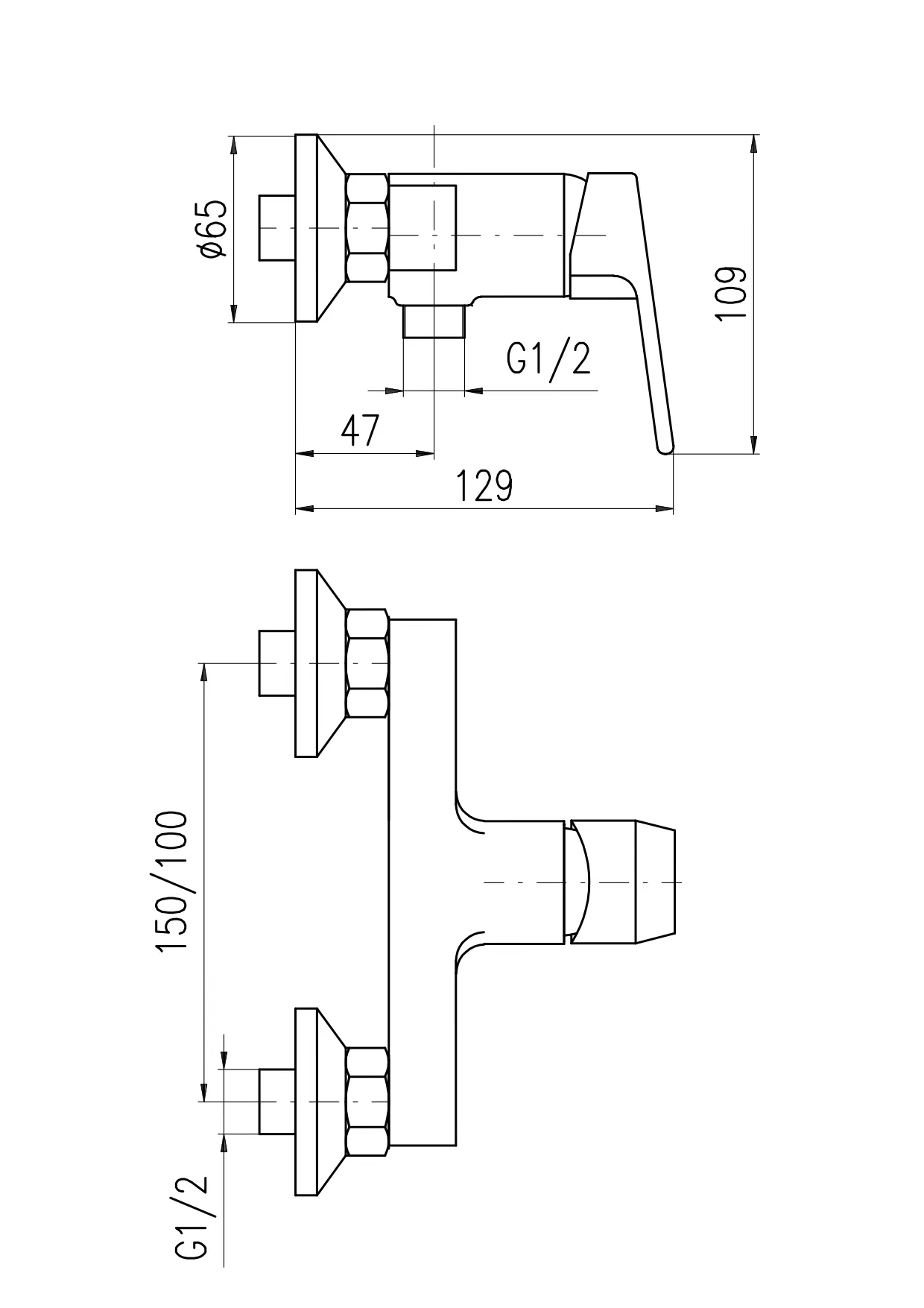Смеситель для душа Rav Slezak Colorado CO181.5Z, золото