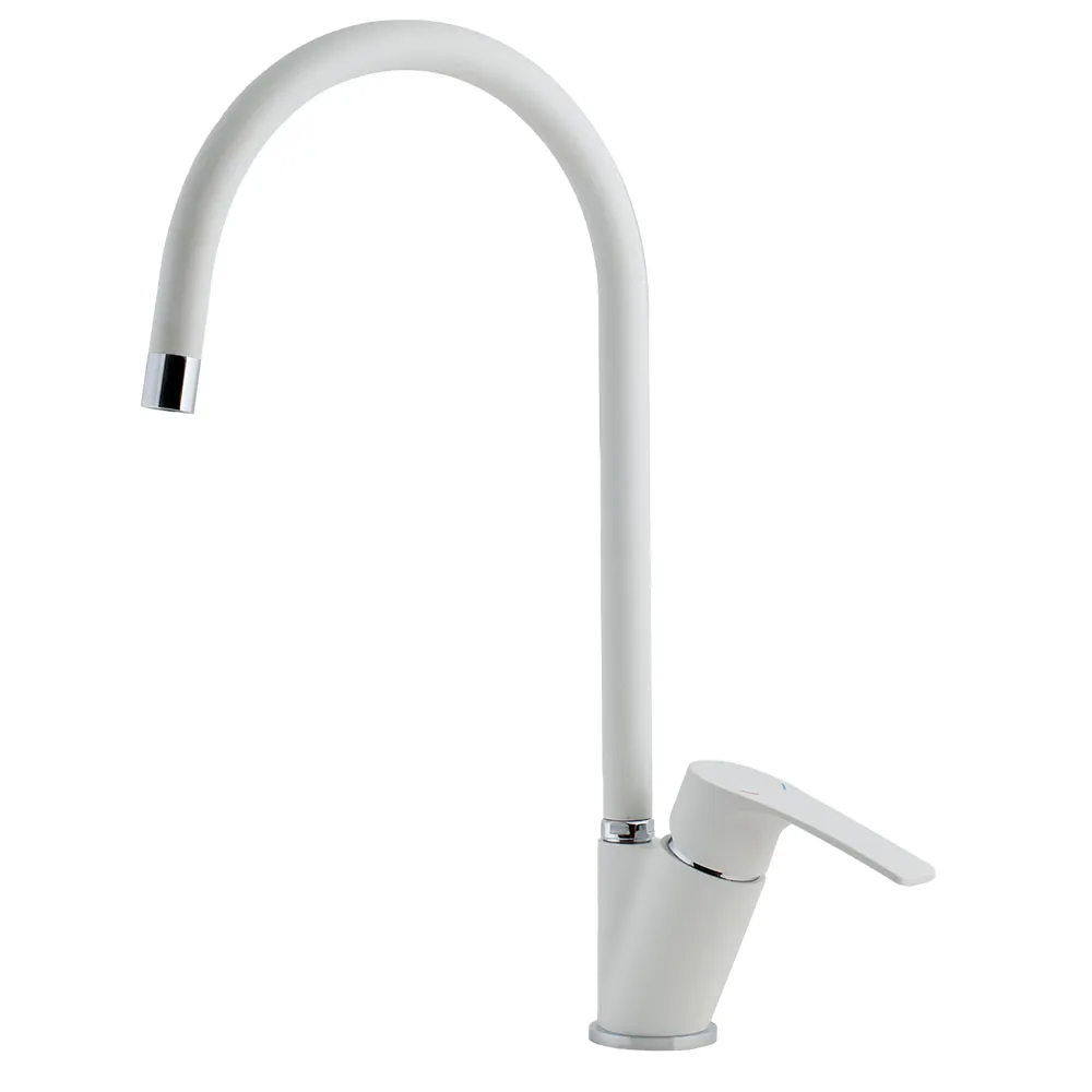 Смеситель для кухни GranFest 5023, иней