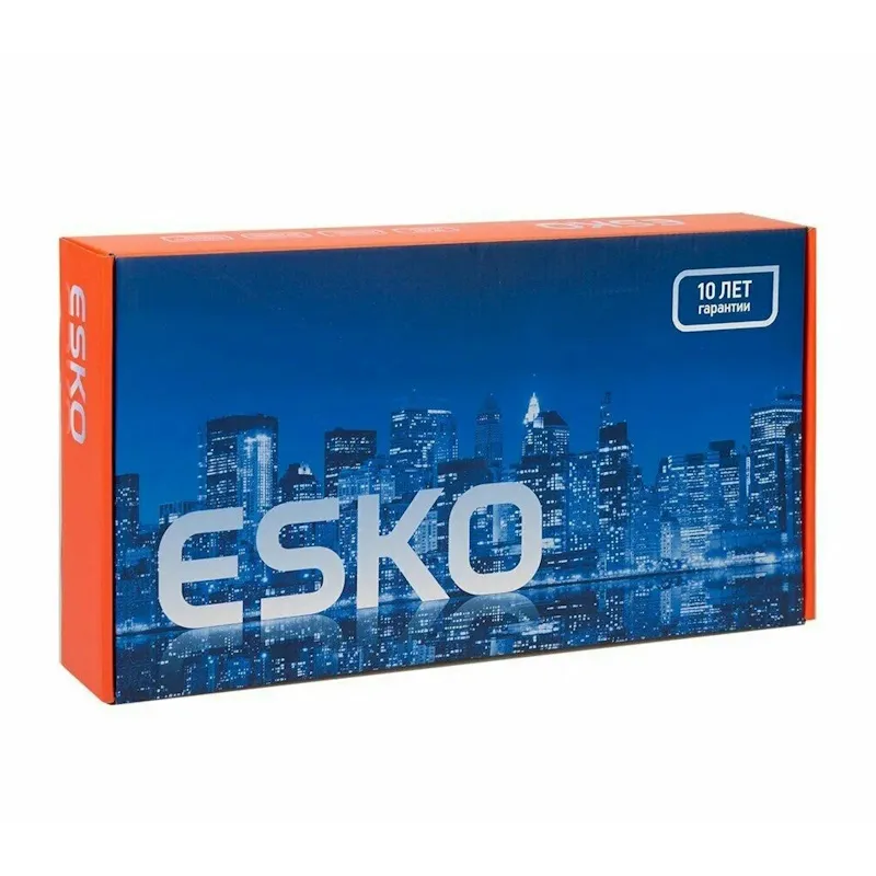 Смеситель для кухни с гибким изливом Esko Snake K44 W, сатин/белый