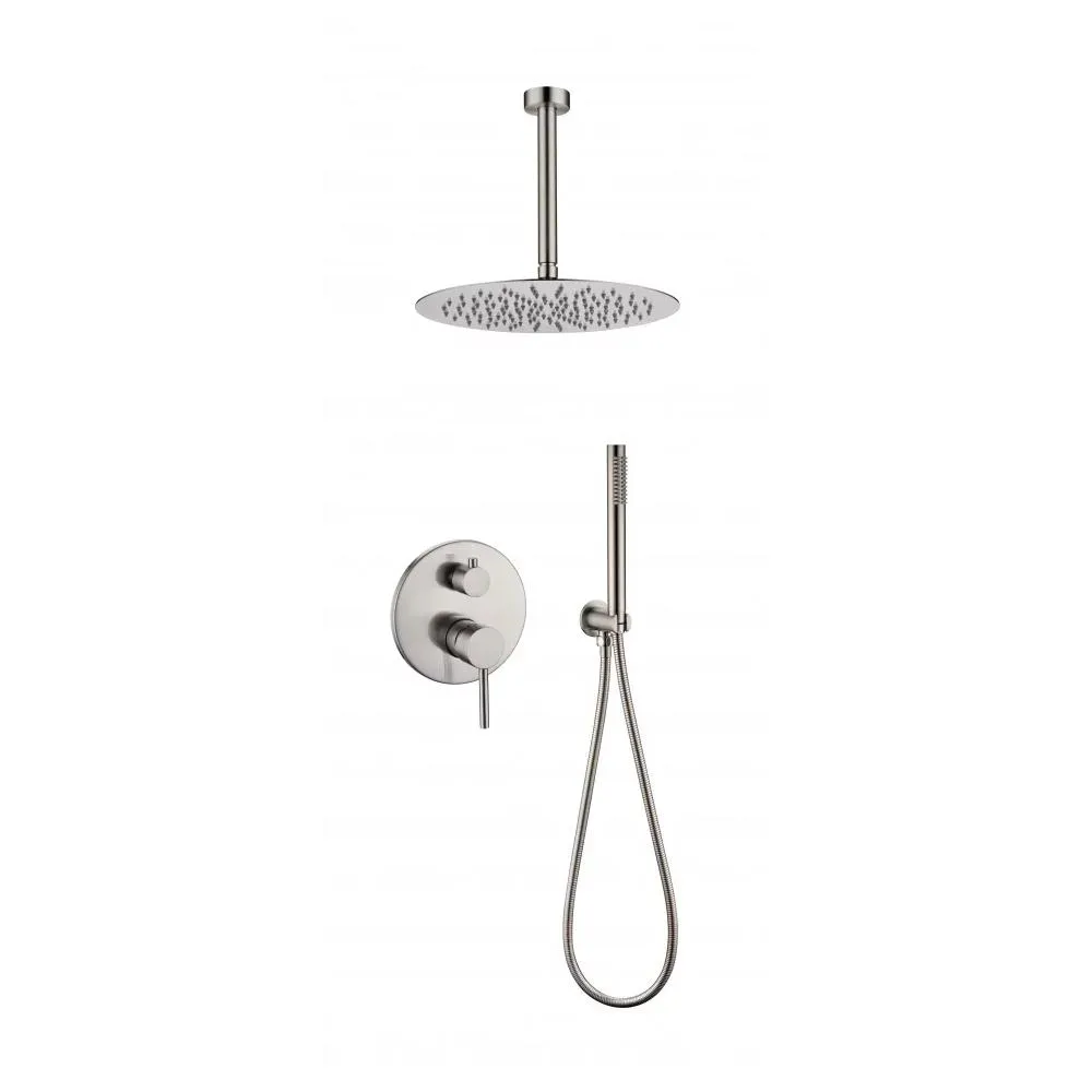 Душевая система встраиваемая (без излива) Grocenberg GB5099NK-4, никель