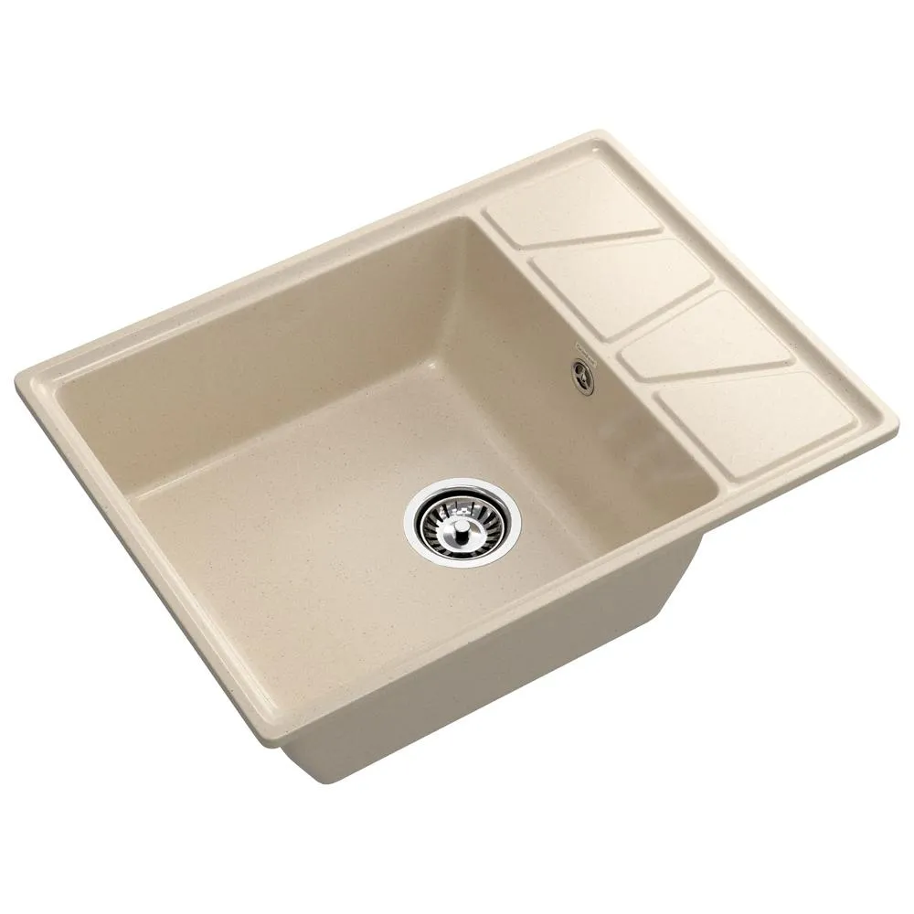 Кухонная мойка GranFest VERTEX 680L, кашемир