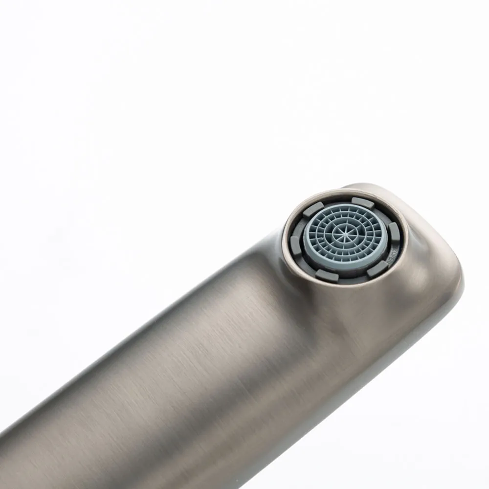 Смеситель для раковины Gappo G1028-9, оружейная сталь