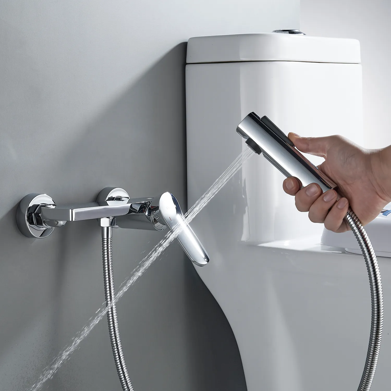 Гигиенический душ со смесителем Shevanik S4305-1, хром