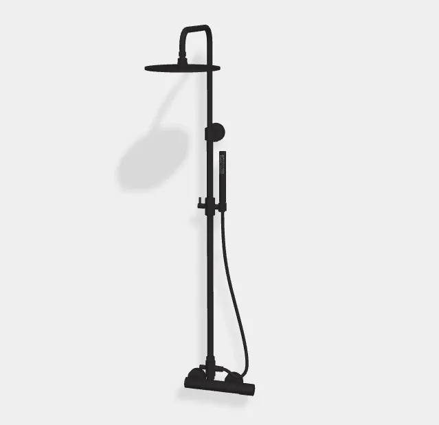 Душевая стойка Fima Carlo Frattini Shower column, X Collection, черный матовый (F3035T/2XNS)