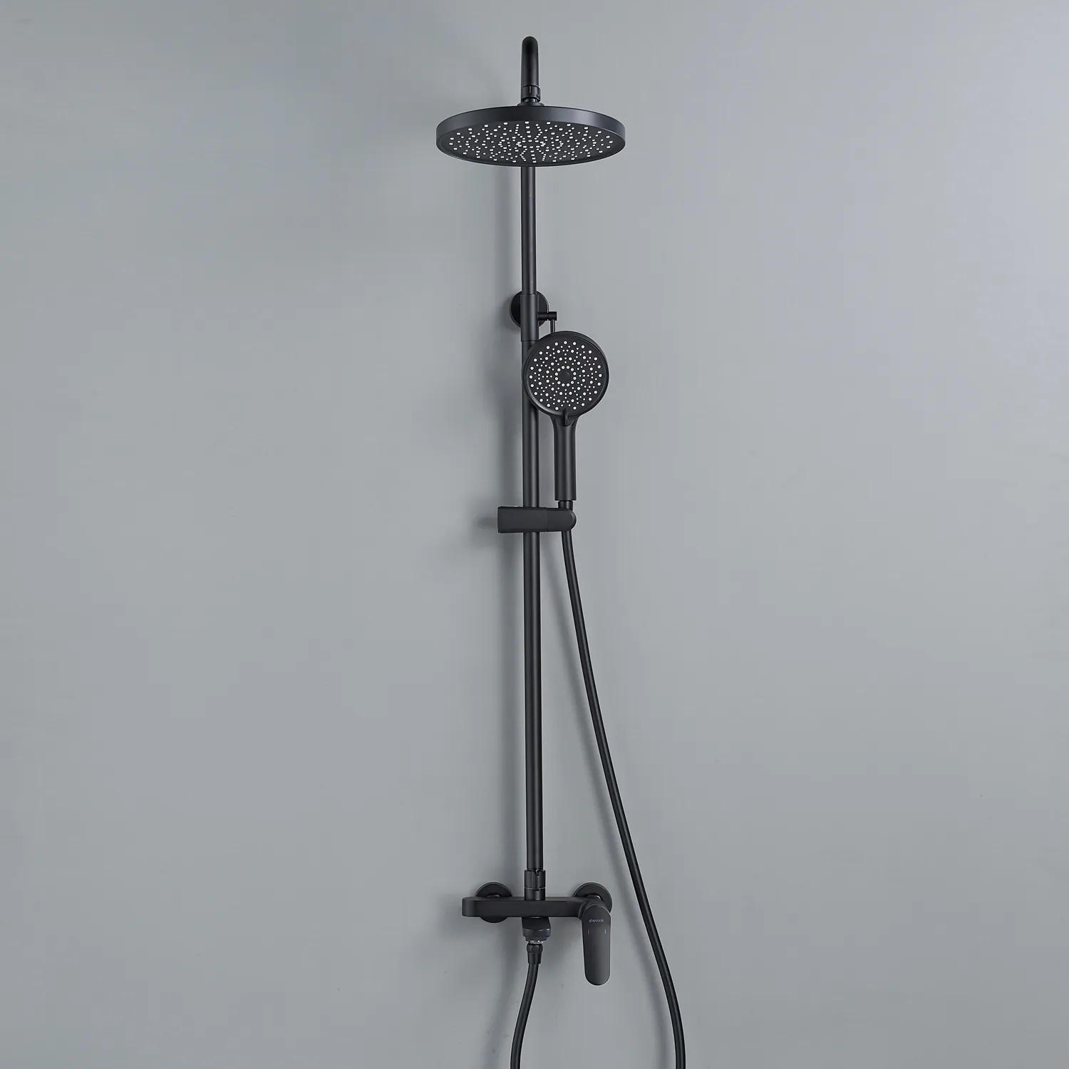 Душевая система Shevanik S4336H, черный
