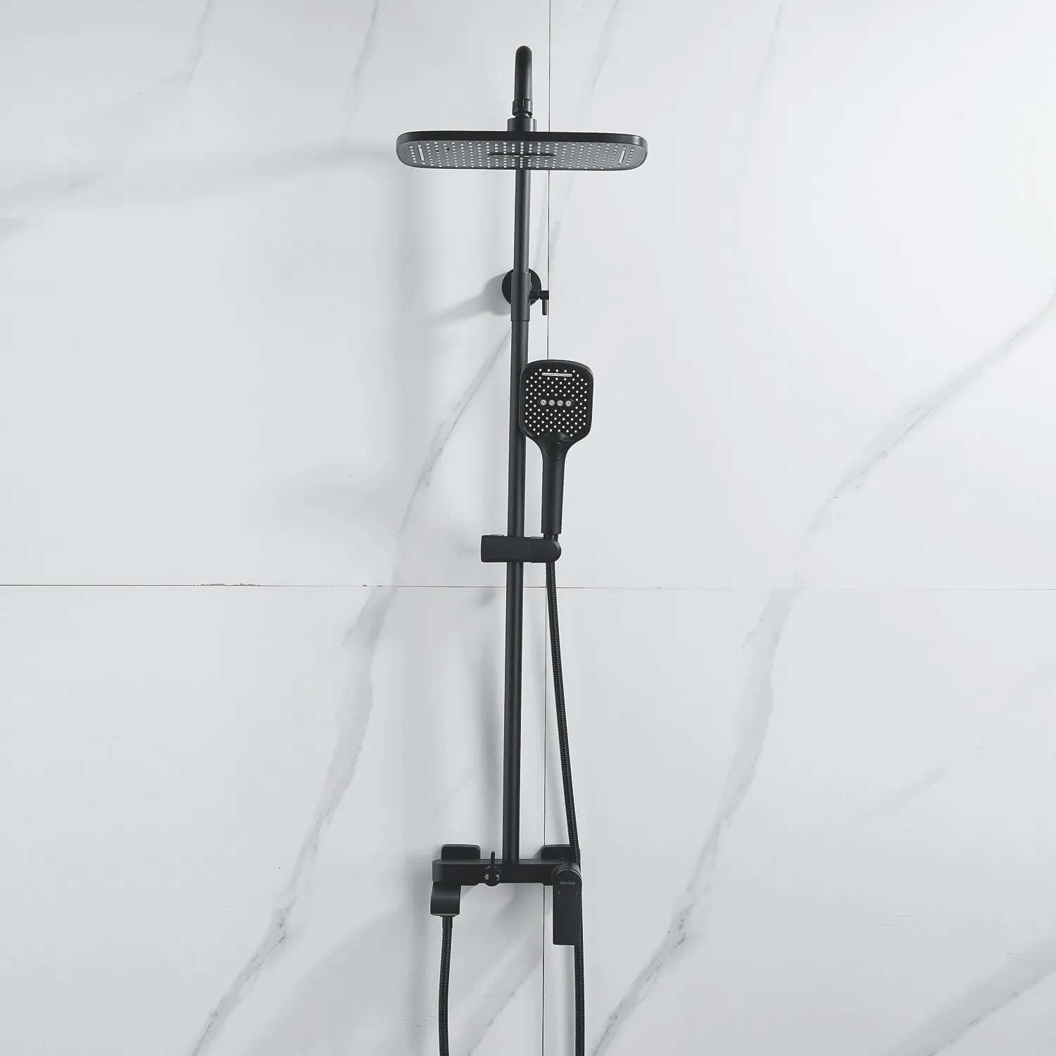 Душевая система Shevanik S4136H, черный