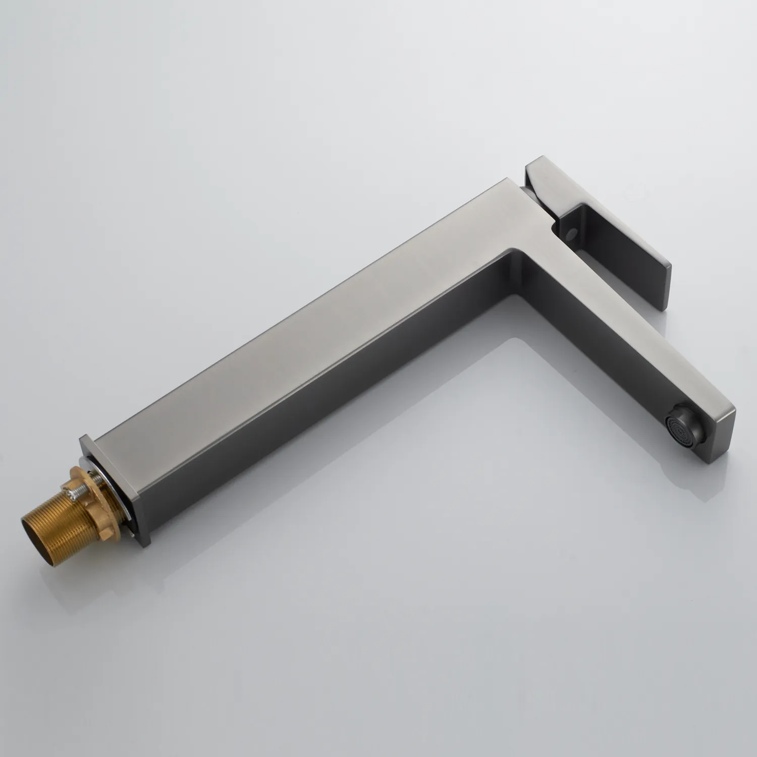 Смеситель для раковины высокий Rose R2811T, оружейная сталь