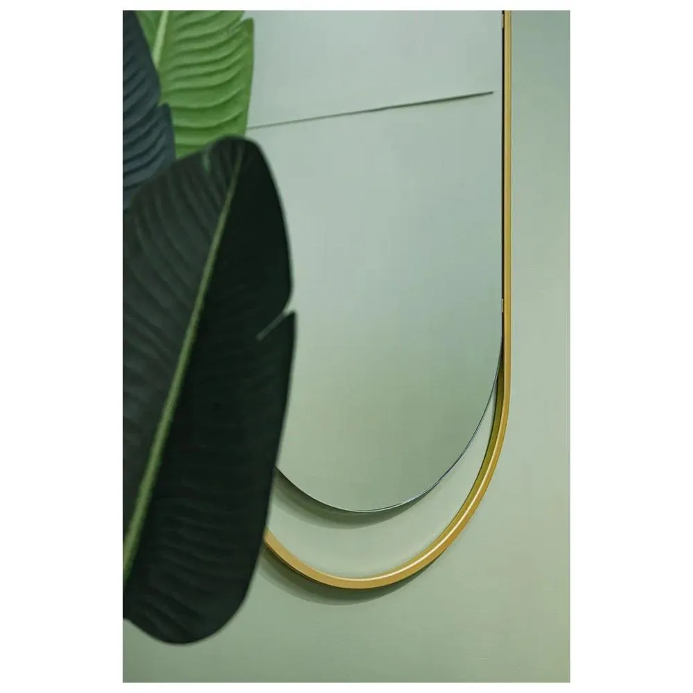 Зеркало Silver Mirrors Alba 500х1500 (металлическая рама, цвет золото)