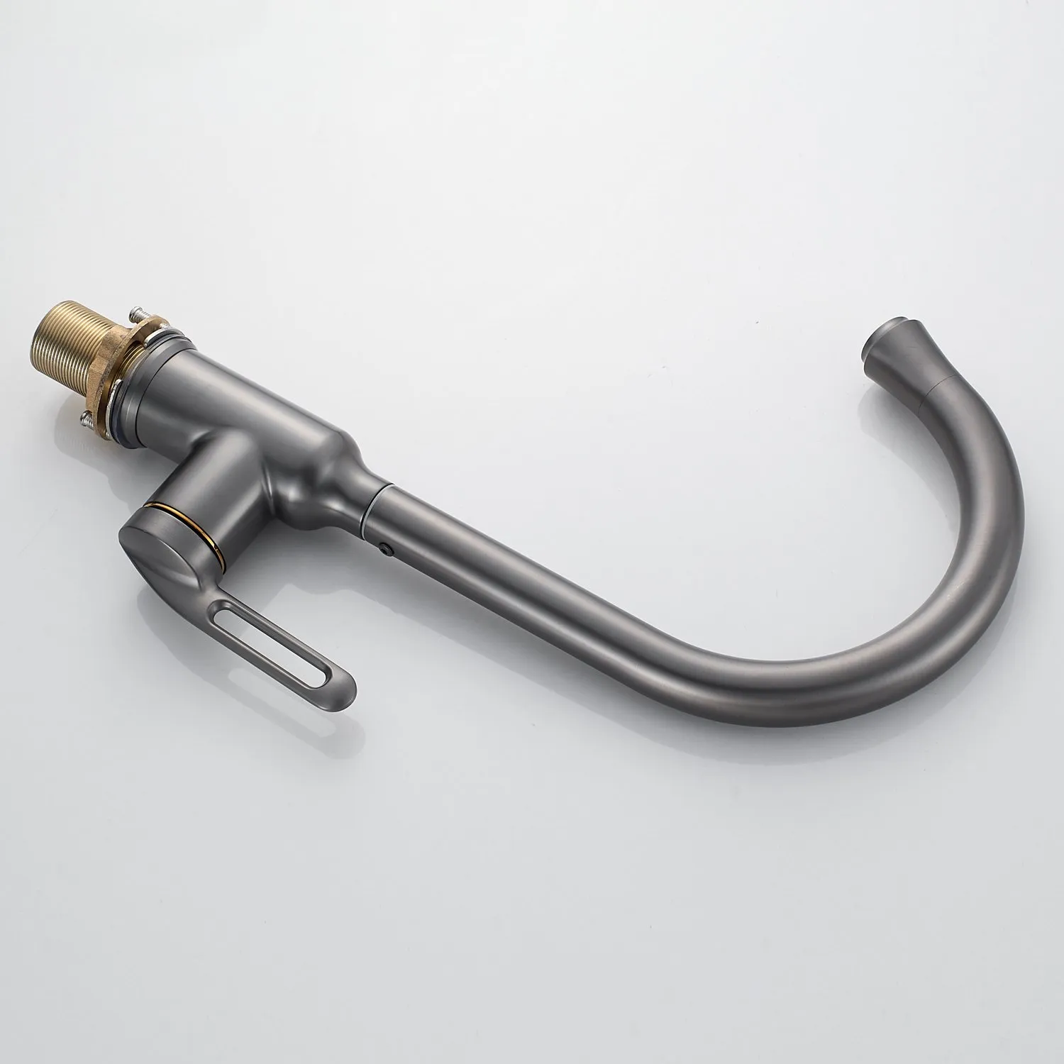 Смеситель для кухни Raffine F103T, оружейная сталь